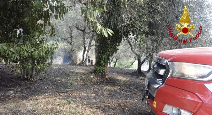 L'incendio a Capannori