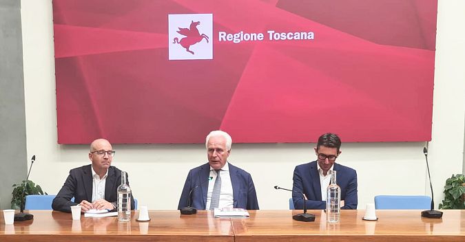 Da sinistra Becattini, Giani, Boni